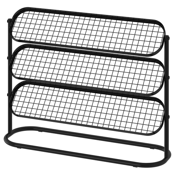IKEA ÄLGANÄS Shoe rack black 29 7/8x9 1/2x23 1/4 "