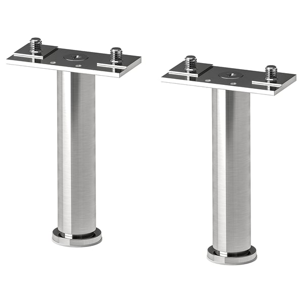 IKEA ALMAÅN Leg stainless steel 4 3/4-7 7/8 "