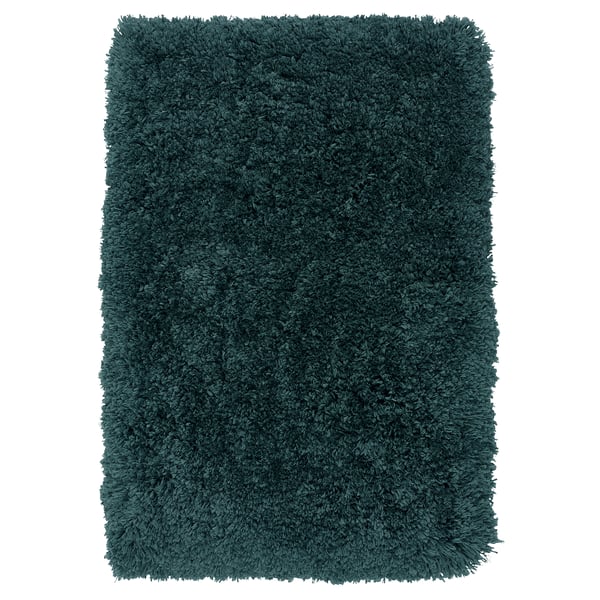 IKEA ALMTJÄRN Bath mat gray-turquoise 16x24 "
