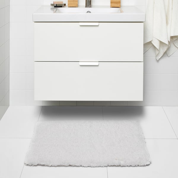 IKEA ALMTJÄRN Bath Mat White 24x35 "