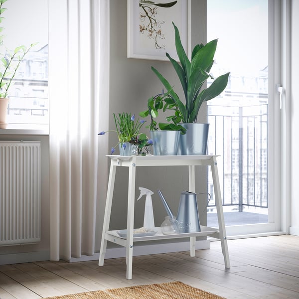 IKEA ALPVIDE Plant Stand White 24 ¾ "
