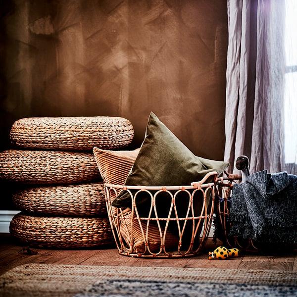 IKEA ALSEDA Stool Banana Fiber