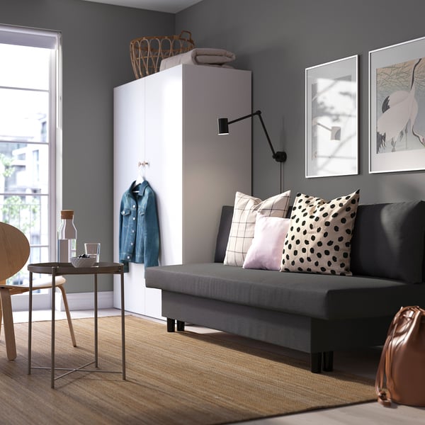 IKEA ÄLVDALEN Sleeper Sofa Knisa Dark Gray