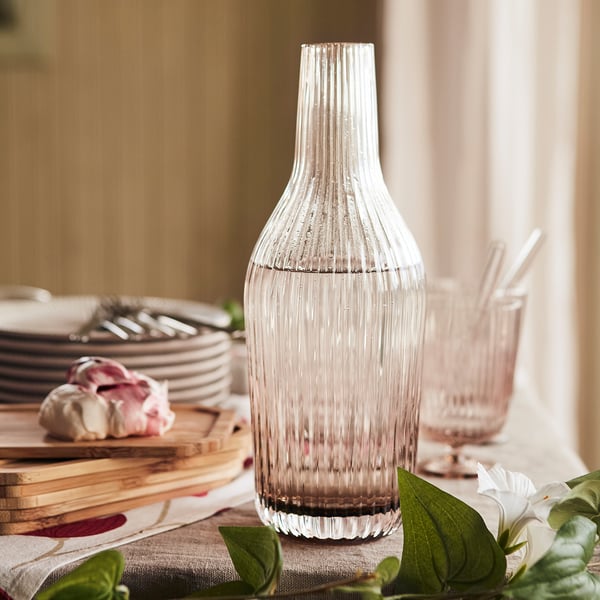 IKEA ANLEDNING Carafe Light Brown 34 Oz