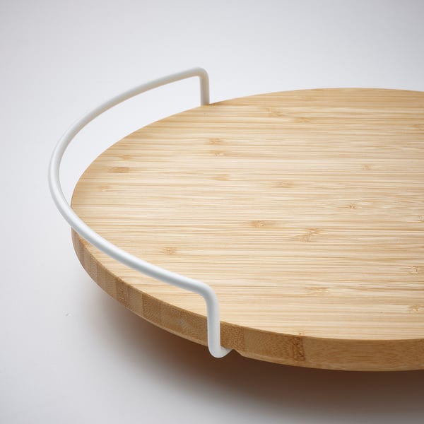 IKEA APTITLIG Lazy Susan Organizer Bamboo 11 "