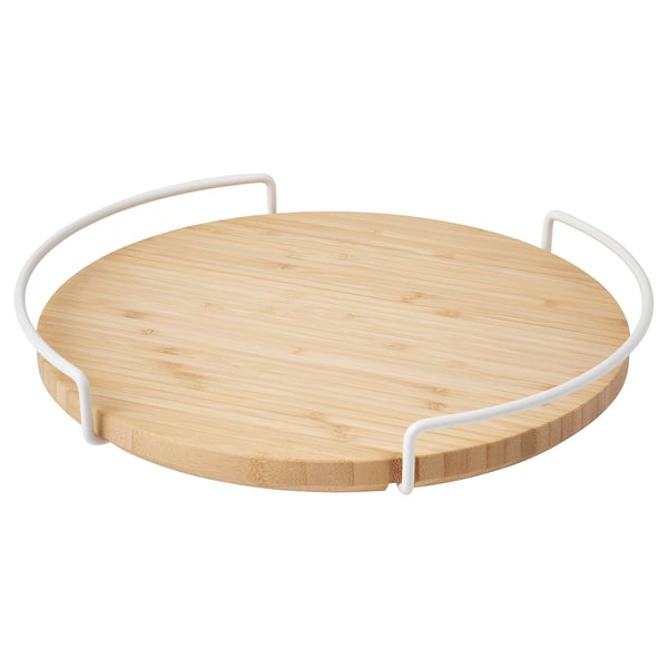 IKEA APTITLIG Lazy Susan organizer bamboo 11 "