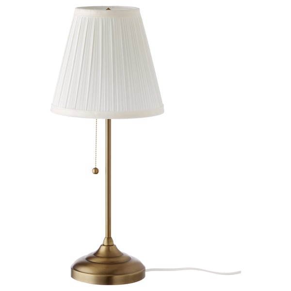 IKEA ÅRSTID Table lamp brass/white
