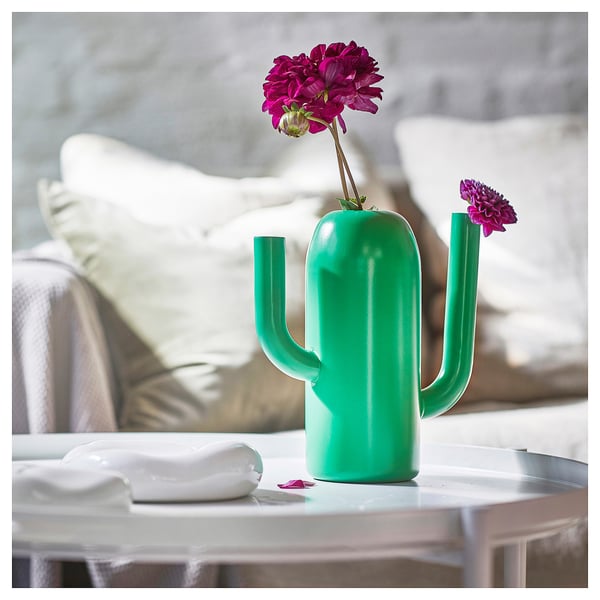 IKEA ÄRTBUSKE Vase/watering Can Bright Green 9 ½ "