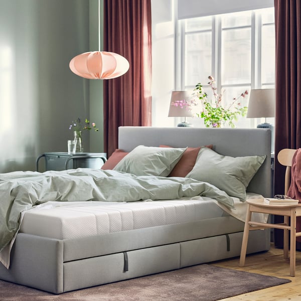 IKEA ÅSBYGDA Foam Mattress Firm/white Twin