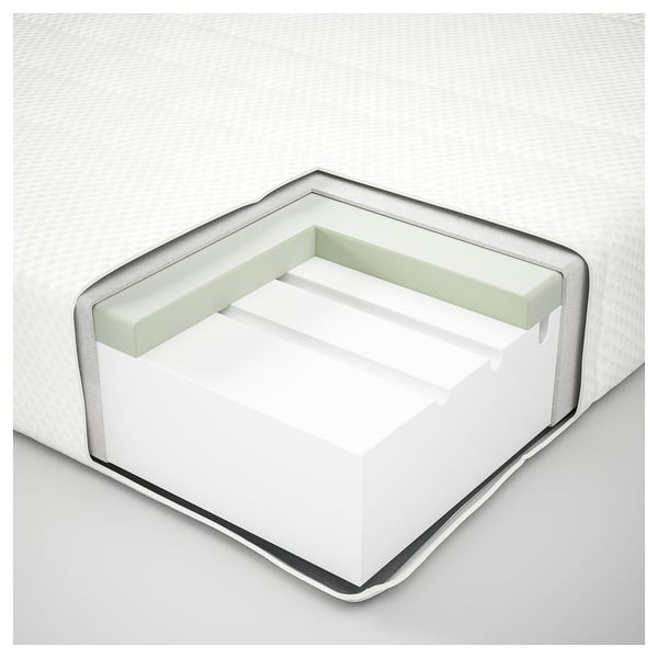 IKEA ÅSBYGDA Foam Mattress Firm/white Twin