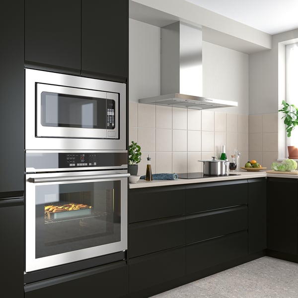 IKEA ÄSKEBO Built-in Microwave Stainless Steel 30 "