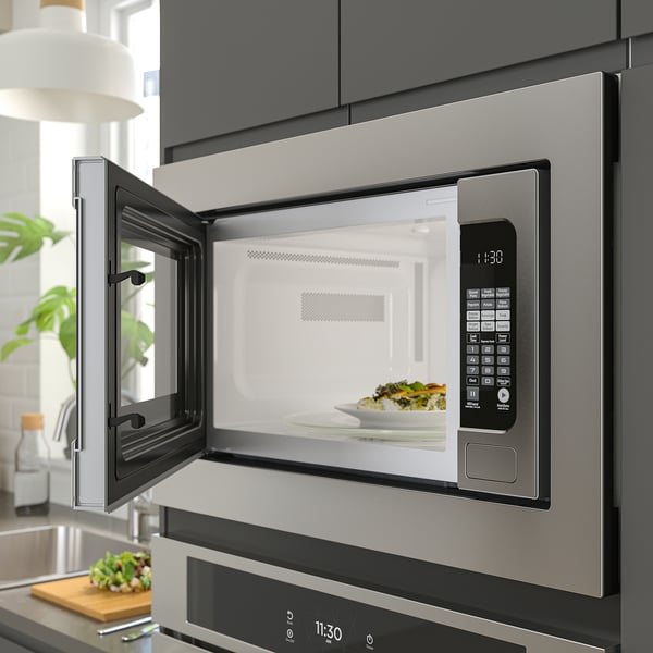 IKEA ÄSKEBO Built-in Microwave Stainless Steel 30 "