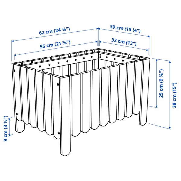 IKEA ASKHOLMEN Flower Box Dark Brown