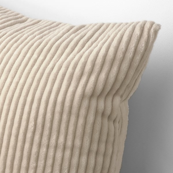 IKEA ÅSVEIG Cushion Cover Light Beige 16x23 "