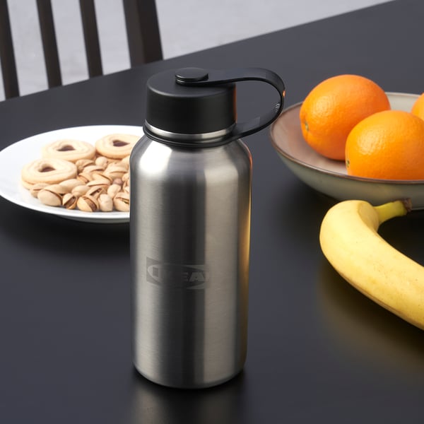 IKEA AURTIENDE Vacuum Flask Black 17 Oz