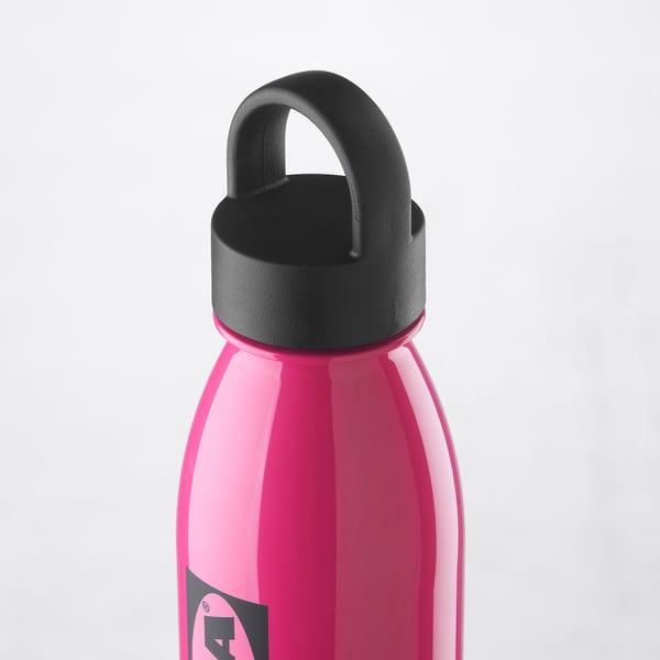 IKEA AURTIENDE Water Bottle Pink 17 Oz