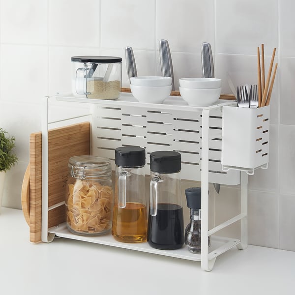 IKEA AVSTEG Utensil Holder White 5 "