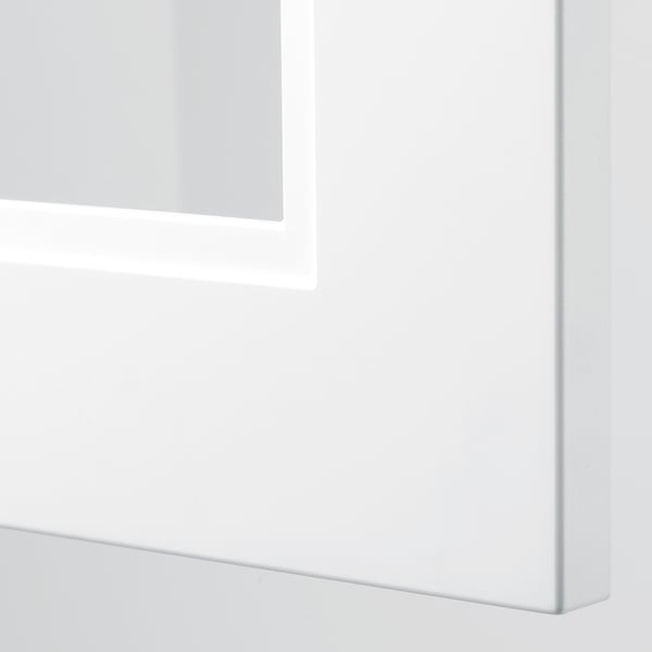 IKEA AXSTAD Glass Door Matte White 15x30 "