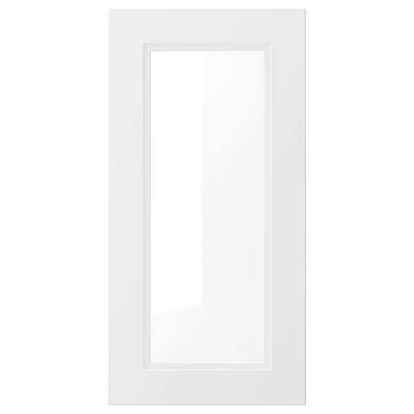 IKEA AXSTAD Glass door matte white 15x30 "