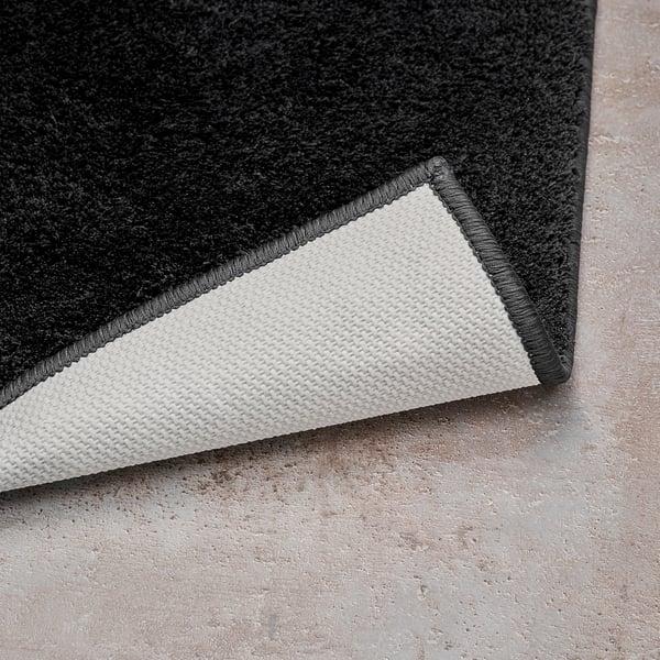 IKEA BACKMÅRA Bath Mat Black 24x47 "