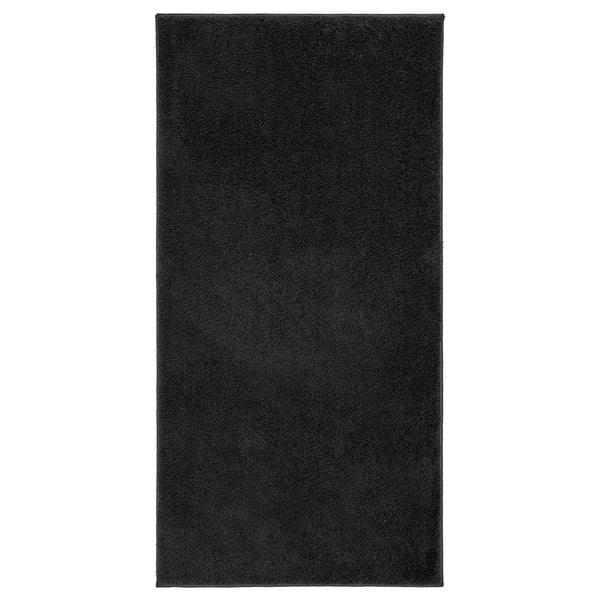 IKEA BACKMÅRA Bath mat black 24x47 "