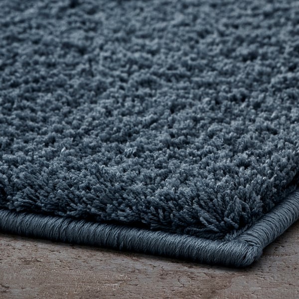 IKEA BACKMÅRA Bath Mat Dark Gray-blue 20x31 "