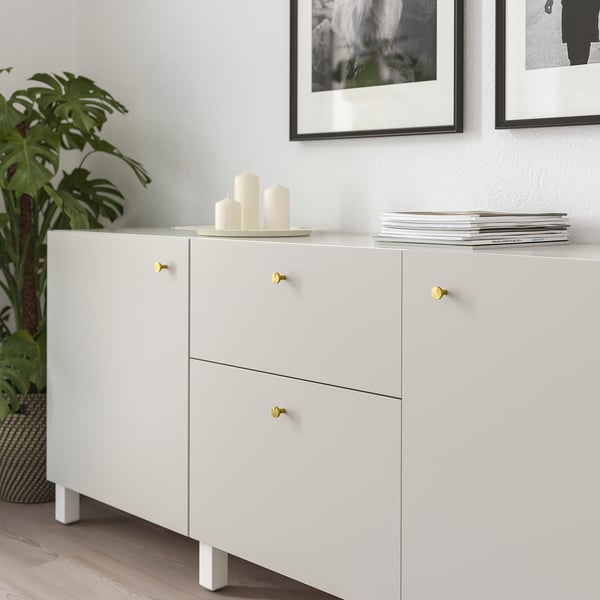 IKEA BAGGANÄS Knob Brass Color 13/16 "