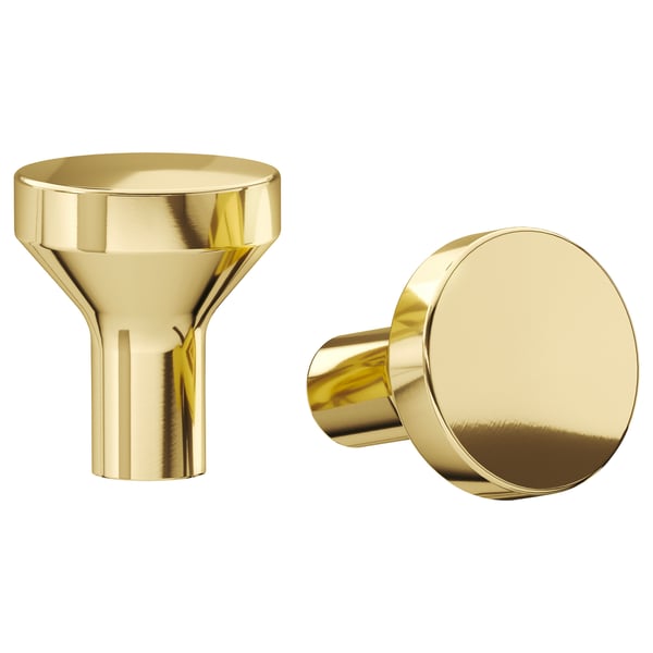 IKEA BAGGANÄS Knob brass color 13/16 "