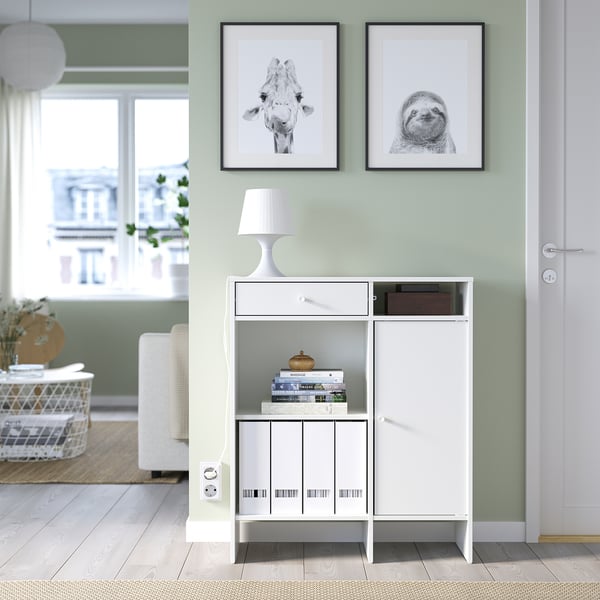 IKEA BAGGEBO Sideboard White 30 3/4x36 1/4 "