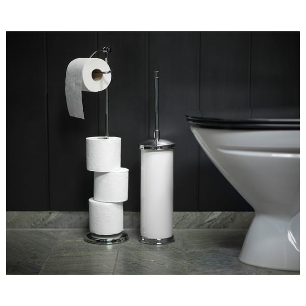 IKEA BALUNGEN Toilet Roll Holder Chrome Plated