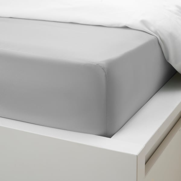 IKEA BANDPALPMAL Sheet Set Light Gray Queen