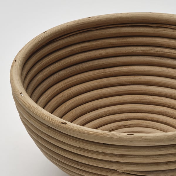 IKEA BANDSLÄTTING Bread Basket Rattan 9 "