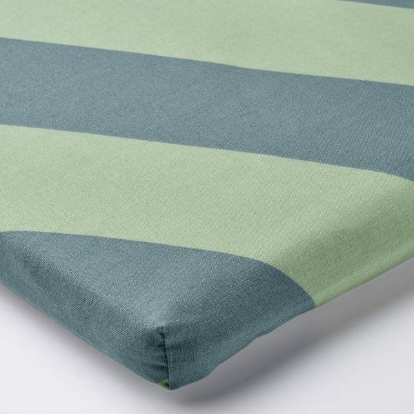IKEA BÄNKKAMRAT Bench Pad Blue/green 35x20x1 "