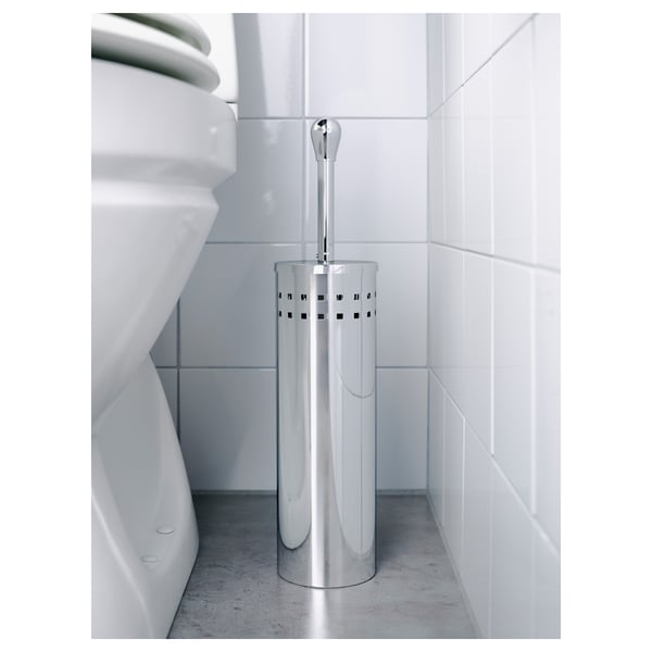 IKEA BAREN Toilet Brush Stainless Steel