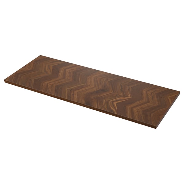 IKEA BARKABODA Countertop walnut/veneer 74x1 1/2 "