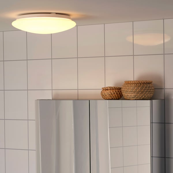 IKEA BARLAST LED Ceiling/wall Lamp White 10 "