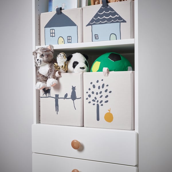 IKEA BARNDRÖM Box Beige 10 ¼x14 ½x10 ¼ "