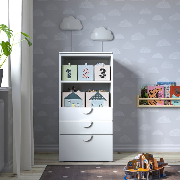 IKEA BARNDRÖM Box Beige 10 ¼x14 ½x6 ¾ "