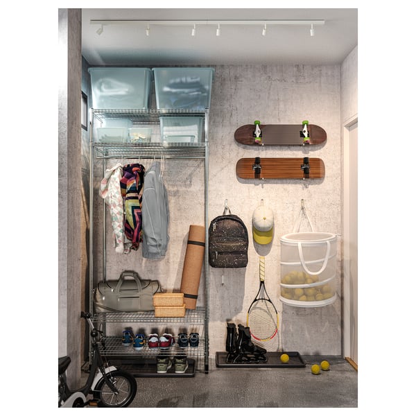 IKEA BÄVE LED Ceiling Track 3 Spots White