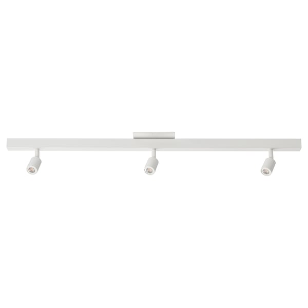 IKEA BÄVE LED ceiling track 3 spots white