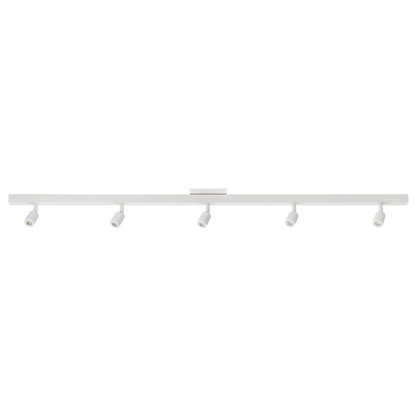 IKEA BÄVE LED ceiling track 5 spots white