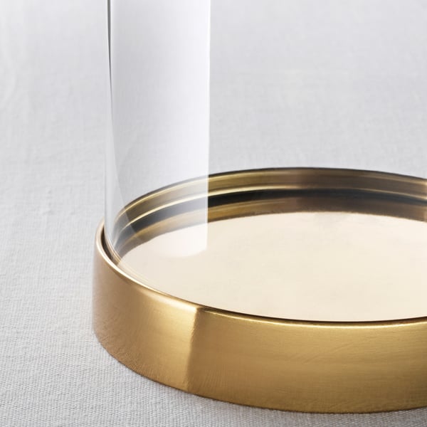 IKEA BEGÅVNING Glass Dome With Base 7 "