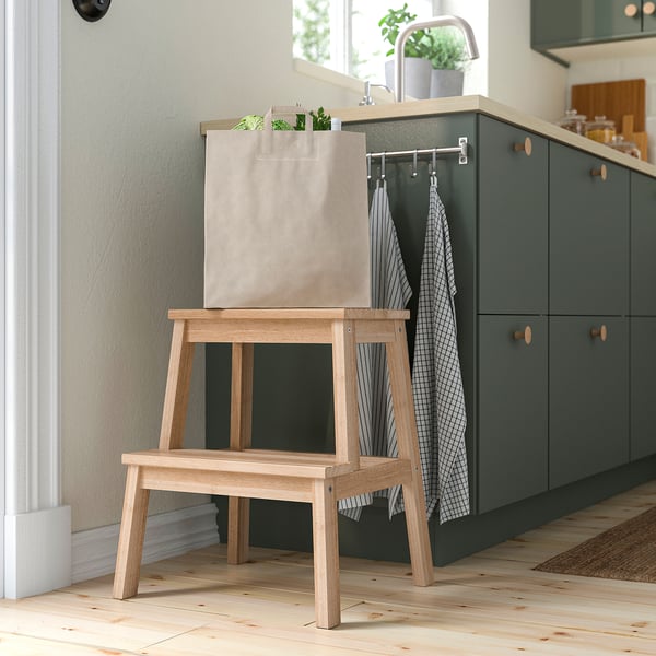 IKEA BEKVÄM Step Stool Rubberwood 19 5/8 "