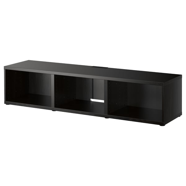 IKEA BESTÅ TV unit black-brown 70 7/8x15 3/4x15 "