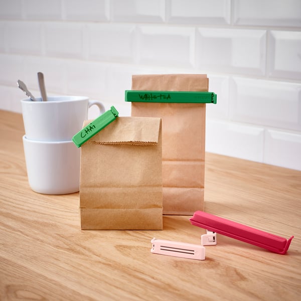 IKEA BEVARA Sealing Clip Set Of 26 Mixed Colors