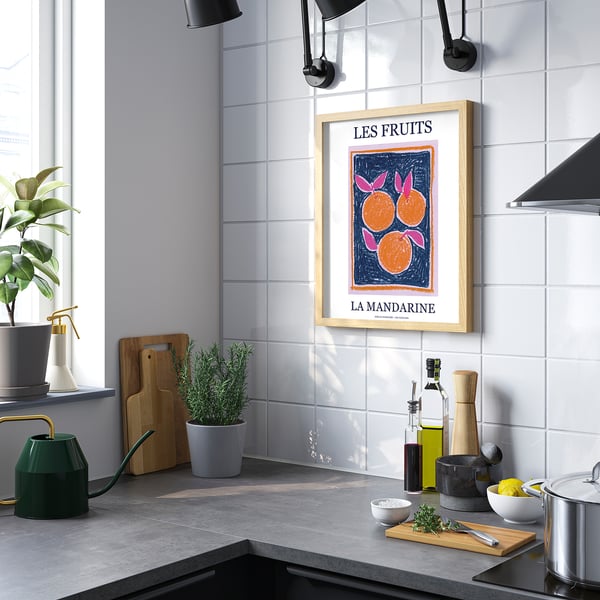 IKEA BILD Poster Les Fruits 16x20 "