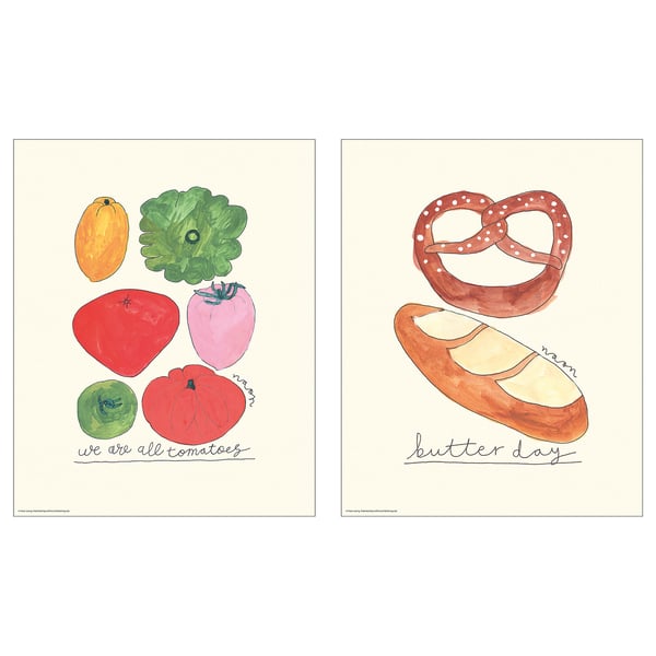 IKEA BILD Poster we are all tomatoes 8x10 "