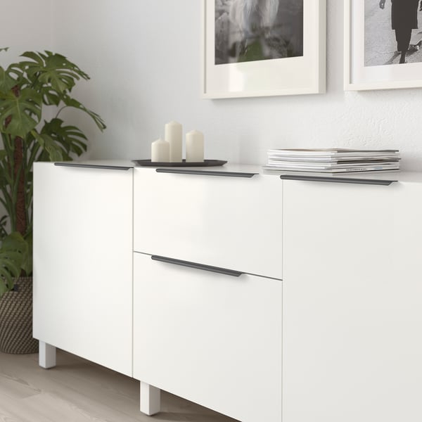 IKEA BILLSBRO Handle Anthracite 21 "