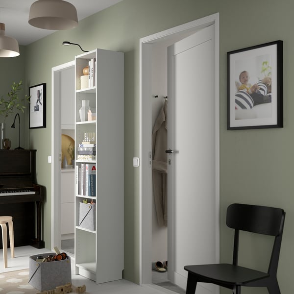 IKEA BILLY Bookcase White 15 3/4x11x79 1/2 "