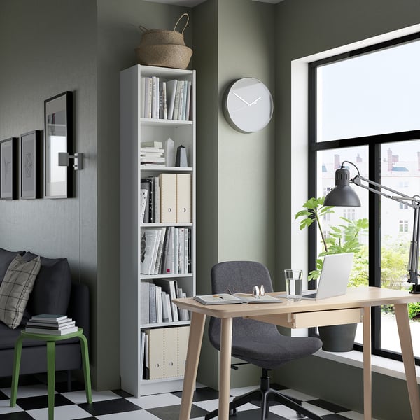 IKEA BILLY Bookcase White 15 3/4x11x79 1/2 "